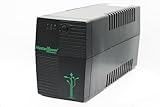 Master Power USV, Unterbrechungsfreie Stromversorgung, UPS 650 VA, konstante Ausgangsspannung 360 W, 2 Schuko-Steckdos