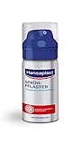 Hansaplast Sprühpflaster (32,5 ml), transparentes Pflasterspray für unsichtbaren Schutz, wasserfestes und atmungsaktives Pflaster für kleine Schnitt- und Schürfwund