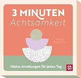 3-Minuten-Achtsamkeit: Kleine Anleitungen für jeden Tag | Kartenbox mit praktischen Übungen von @monkeymind.meditation (Übungen für 3 Minuten)