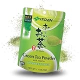 ITO EN Oi Ocha Instant-Grüntee-Pulver mit Matcha – Ungesüßtes Grüntee-Matcha-Teepulver aus Japan – 1 x 32 g
