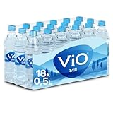 ViO Wasser Still - Natürliches Mineralwasser ohne Kohlensäure - mit weichem Geschmack - Stilles Wasser in umweltfreundlichen, 100 % recycelbaren Einweg Flaschen (18 x 500 ml)