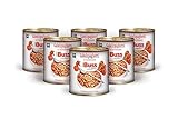 Buss Pasta Gerichte - Spaghetti mit fruchtiger Tomatensauce - Nudeltopf mit Gabelspaghetti in Tomatensoße - Schnelle vegetarische Fertiggerichte zum Aufwärmen in Mikrowelle & Topf - 6 x 800g