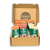 Genussleben Box mit instant coffee sticks, 15 Packungen Kaffeepulver je 24g verschiedene Sor