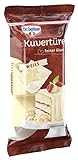 Dr. Oetker Kuvertüre Weiß, 6 x 150 g, weiße Schokolade zum Schmelzen und Backen, ideal zum Füllen und Überziehen von Kuchen, Gebäck & Desserts, einfach portionierbar