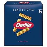 Barilla Pasta Klassische Fusilli n.98 aus hochwertigem Hartweizen immer al dente , 12er Pack, (12 x 1 kg)