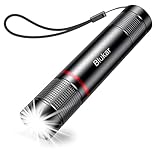 Blukar LED Taschenlampe Aufladbar, Superhelle Zoombare 2000 Lumen Mini Torch mit 4 Lichtmodi und Langer Betriebsdauer, Wasserdichte Handlampe für Camping, Wandern, Outdoor, Notfä