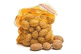 Premium Speisekartoffel Belana 25 kg im Sack, festkochend, gelbgoldene Salzkartoffel - Kartoffel aus dem Niederrhein, ideal für Kartoffelsalat, Kartoffel Gratin, Pommes Frites, Bratkarto