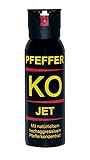 BALLISTOL - Profi Pfefferspray KO-Jet - Inhalt: 100 ml - Sprühweite: bis zu 5 Metern - Ideal für geschlossene Räume 2er S