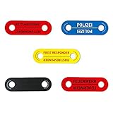 DoorJamm Türblocker Türstopper für Feuerwehr, Rettungsdienst, Polizei und First Responder Einheiten (Rettungsdienst (rot))