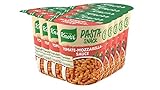 Knorr Pasta Snack Tomaten-Mozzarella-Sauce leckere Instant Nudeln fertig in nur 5 Minuten 72 g (8er Pack)