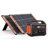 Jackery Solargenerator 1000, 1002WH Tragbare Powerstation mit 2* SolarSaga 100W Solarpanels, 2*230V 1000W AC Steckdose mobile Stromversorgung für Wohnmobil Outdoor, Heimwerken und als Notstromaggreg