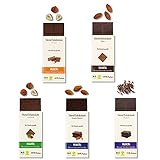 MAKRi Dattel Schokolade – Probierpaket Klein / Mit Datteln gesüßt / Vegan & Bio / Fair gehandelt / Ohne raffinierten Zucker (5x 85g)
