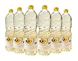Sonnenblumenöl 6 X 1Liter - Hochwertiges Premium Bratöl, Sunflower Speiseöl, wertvoll im Geschmack - vegan, glutenfr