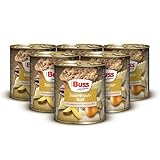 Buss Rustikale Gerichte - Sauerkrauttopf mit Kassler und Kartoffeln - Lang haltbare Fertiggerichte zum schnellen Aufwärmen in Mikrowelle & Topf - 6 x 800g