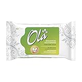 OLA Feuchtes Toilettenpapier – (1x40 Stück) Feuchttücher – Kamillenextrakt & Milchsäure, spülbar, empfindliche Haut – 40 Stüc