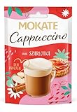 MOKATE - Cappuccino Apfelkuchen - Cremiger Instant-Kaffee mit Milchschaum - Coffee Apple Pie Cake Mit Zimt - Aromatisch Süß Kaffeepulver - Einfach mit Heißem Wasser Aufgießen - 40g
