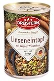 DREISTERN Linseneintopf mit Wiener Würstchen, 400 gramm