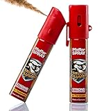 2X Werwolf Columbia Pfefferspray - Made in Germany - hochdosiertes (2 Mio Scoville) und effektives Verteidigungsspray - herausragende Reichweite von 1,5 Meter und 3m Breitstrah