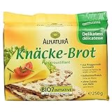 Alnatura Bio Knäckebrot Delikatess, vegan, 12er Pack (12 x 250 g)