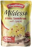 Hengstenberg Mildessa Mildes Sauerkraut mit Speck, 6er Pack (6 x 400 g)
