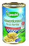 Specht Sauerkraut, 12er Pack (12 x 425 ml)