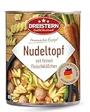 DREISTERN Nudeltopf 800g I Mit Fleischbällchen & Gemüse I Herzhafter Eintopf in recyclebarer Konservendose I Lange Haltbarkeit dank natürlicher Konservierung I Hausmacher Qualitä