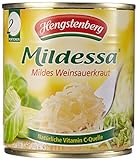 Hengstenberg Mildessa Weinsauerkraut 2 Portionen, 15er Pack (15 x 314 ml Dose)