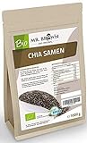 1kg BIO Chia Samen, Chiasamen, Salvia Hispanica, aus kontrolliert biologischem Anbau, schwarz