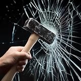 Qualsen 4mil Splitterschutzfolie Fensterfolie Selbsthaftend Transparent Durchsichtige Klebefolie Anti UV Einbruchschutzfolie Sicher Glasschutzfolie für Zuhause 60x200cm