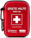 Erste Hilfe Set Outdoor nach DIN 13167 - Reiseset für Unterwegs, zum Wandern, Camping, Motorrad, Fahrrad - First Aid Kit für den Notfall - Praktisches Erste-Hilfe-Set für Outdooraktivitä