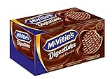 McVitie's Digestives Milk Chocolate 1 x 200 g – knusprige Kekse mit Schokoladenüberzug – Bisquits nach traditioneller Rezeptur – Milchschokolad