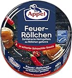 Appel Feuer-Röllchen – Leckere Heringsröllchen in scharfer Schaschlik-Sauce - MSC Zertifiziert - 12 x 200 g