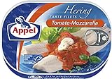 Appel Heringsfilets Tomate-Mozzarella, Fisch in Tomaten-Mozzarellasauce 200 g