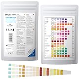 25x 16in1 Trinkwasser Teststreifen - Wassertester- für Leitungswasser Wasserqualität Analyse Gesamthärte Blei Kupfer Nitr
