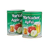 2x Türkischer Apfel Instant - grün 300g - Geschenkdose - fruchtig, säuerlich Klassiker