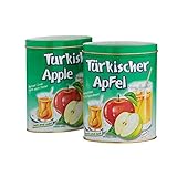 2x Türkischer Apfel Instant - grün 300g - Geschenkdose - fruchtig, säuerlich Klassiker