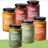 NABIO Gemüse-Suppen-Box Bio 6er Pack - Suppen-Mischkarton - 6er Pack (6 x 375 ml)