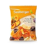 Seeberger Früchte-Mix 12er Pack, Harmonisch-fruchtige Mischung aus leckeren Birnen, Pfirsichen, Aprikosen, Pflaumen, Apfel- & Ananasstücken - entsteint, vegan (12 x 200 g)