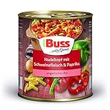 Buss Zigeunertopf in pikanter Sauce mit Nudeln, 6er Pack (6 x 800 g)