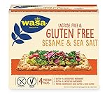 Wasa Knäckebrot Glutenfrei & Laktosefrei Sesam & Meersalz, (240g)