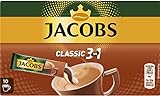 Jacobs Kaffeespezialitäten 3 in 1, 10 Sticks mit Instant Kaffee für 10 Geträ