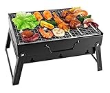 Sunjas BBQ Holzkohlegrill Reisegrill Minigrill Tischgrill Picknick Campinggr