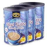 Krüger Chai Latte Classic India Vanille-Zimt, Milchtee, Teepulver, Instant Tee, 3 x Dose, 8971