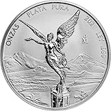 Generisch Libertad 1/4 Unze Silbermünze 2024, 7,78 Gramm 999/1000 Feinsilber in Münzkaps